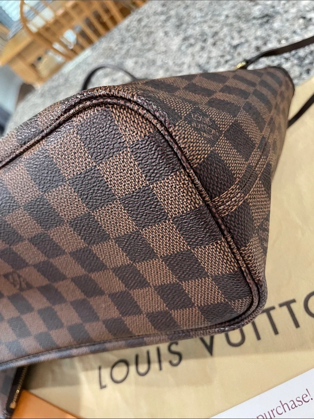 Louis Vuitton Neverfull PM Damier Ebene